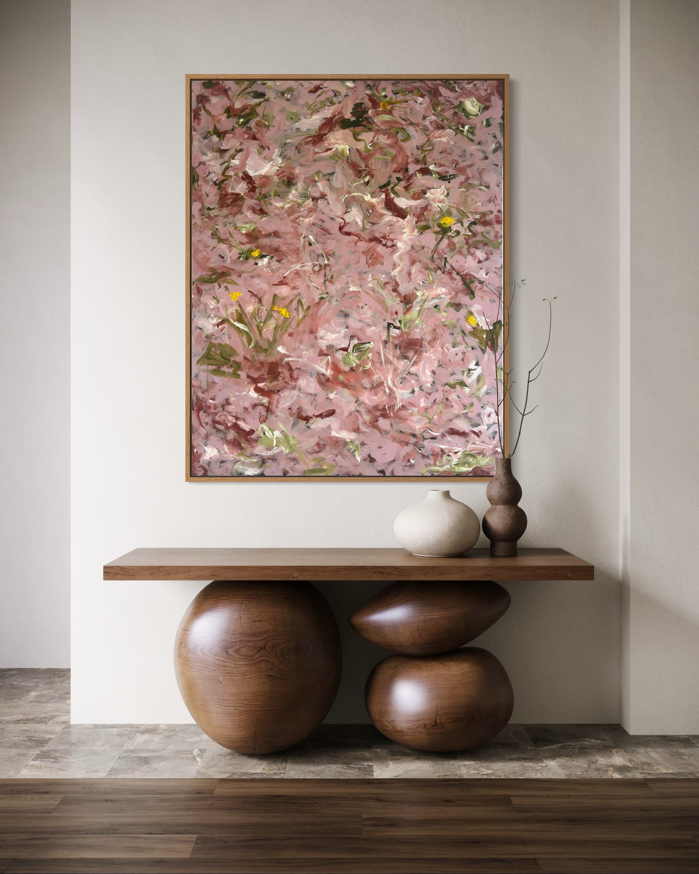 MAUVE THE YELLOW UNFRAMED