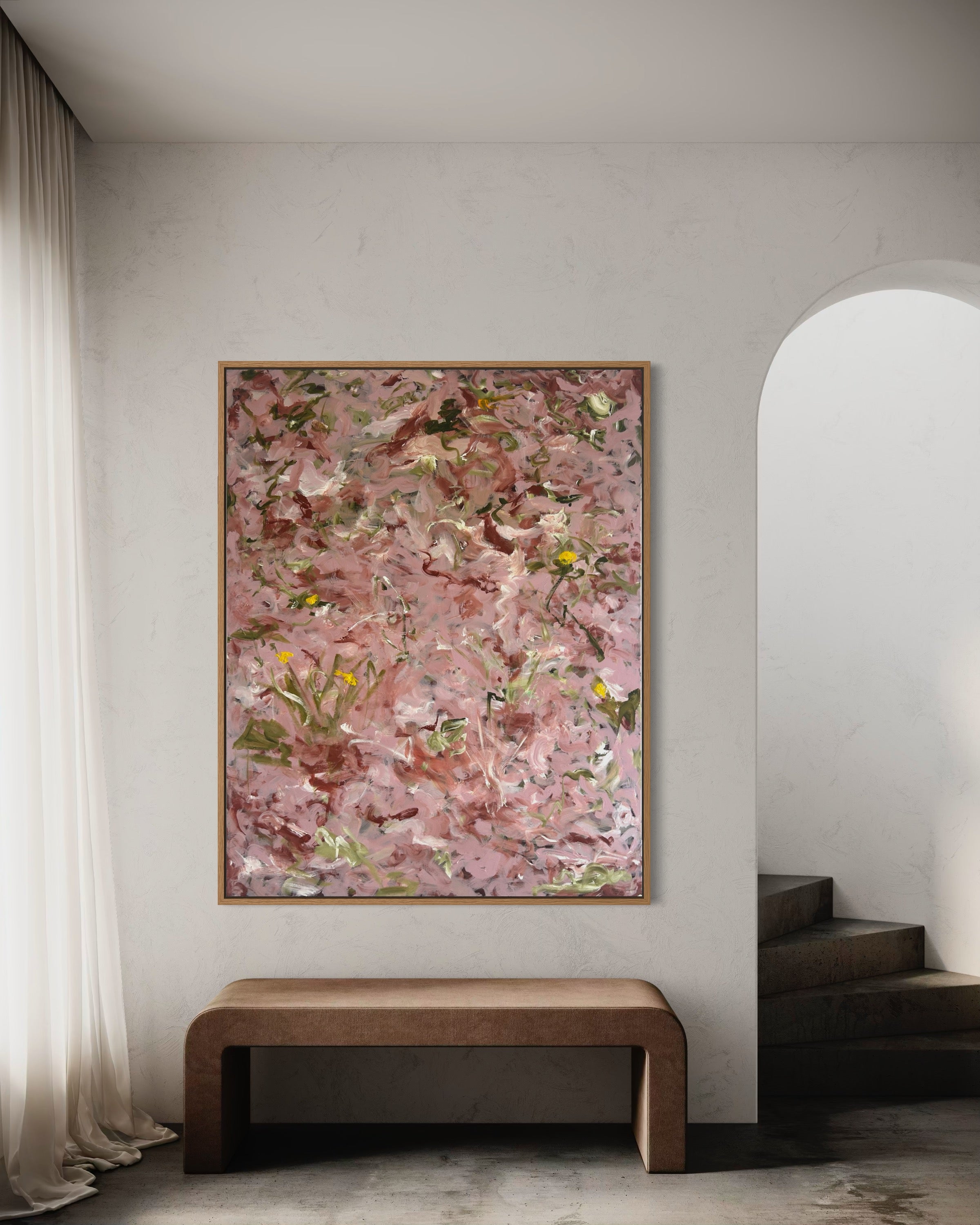 MAUVE THE YELLOW UNFRAMED