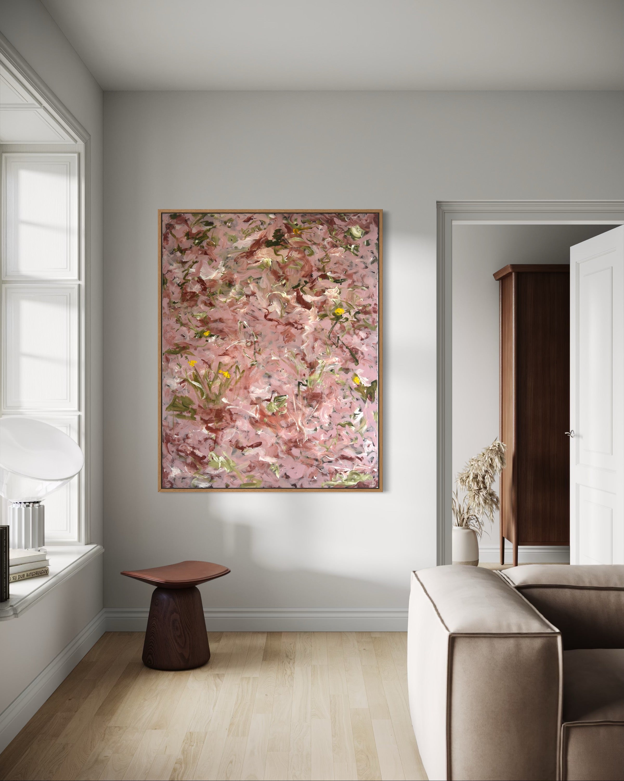 MAUVE THE YELLOW UNFRAMED