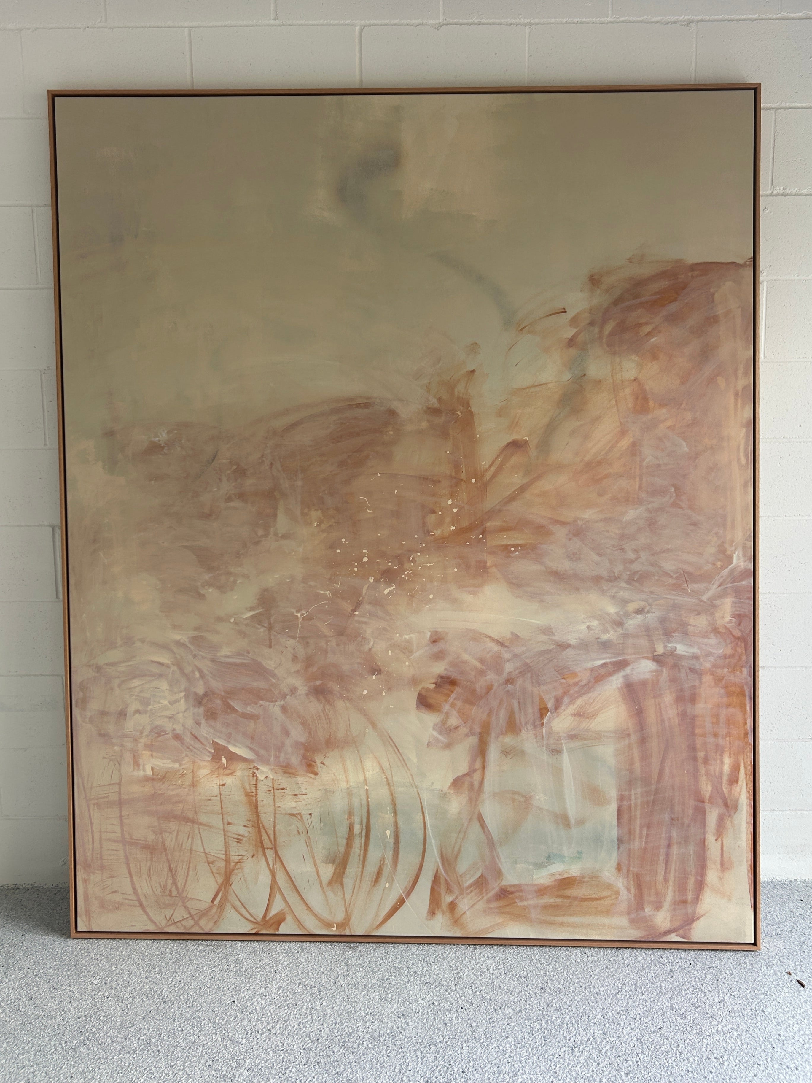 DEEP IN THE RUST (FRAMED IN WARM OAK)